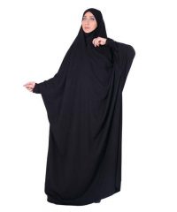 چادر حجاب جلابیب کرپ حریرالاسود شهر حجاب مدل 8070 سبز